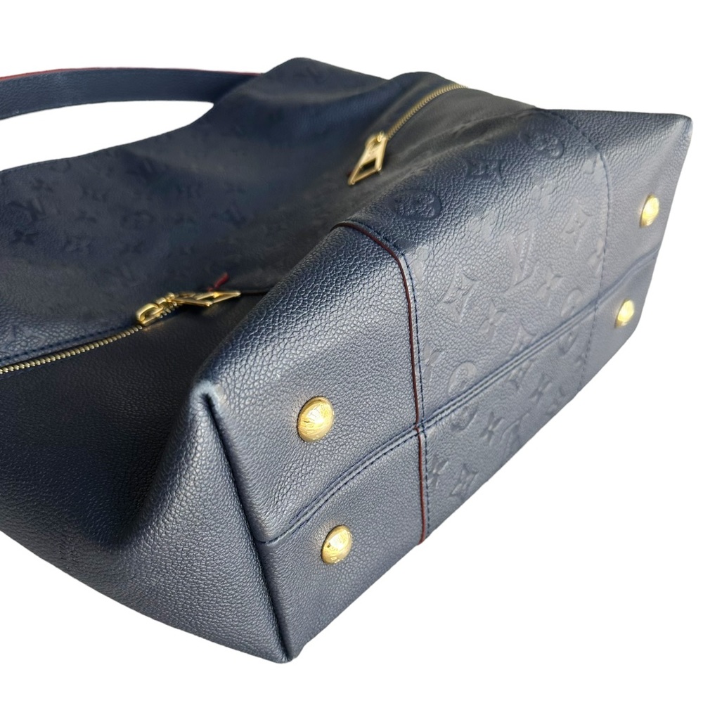 Authentic🥰Louis Vuitton Hobo Shoulder Bag Melie Monogram Empreinte Marine Rouge - Picture 8 of 12